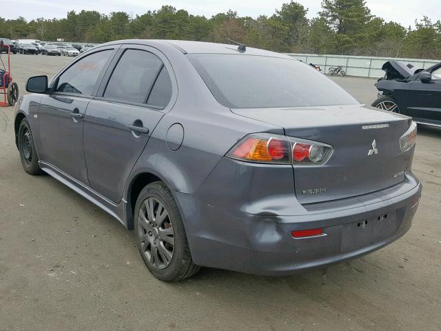 JA32U1FU4AU005417 - 2010 MITSUBISHI LANCER DE CHARCOAL photo 3