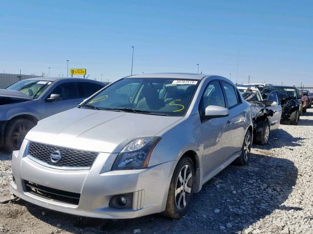 3N1AB6AP9BL705479 - 2011 NISSAN SENTRA 2.0 SILVER photo 2