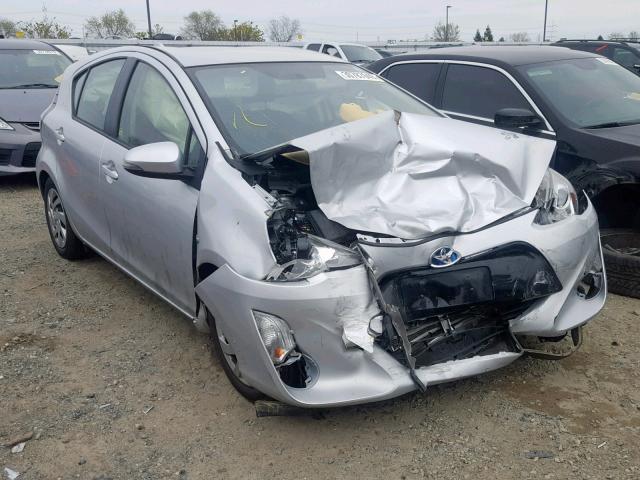 JTDKDTB38F1110884 - 2015 TOYOTA PRIUS C SILVER photo 1