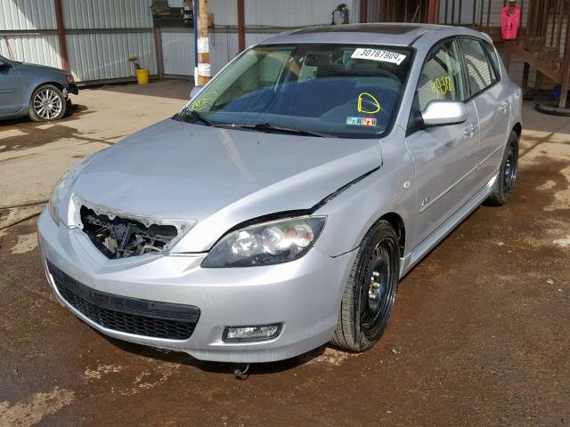 JM1BK344691240677 - 2009 MAZDA 3 S SILVER photo 2