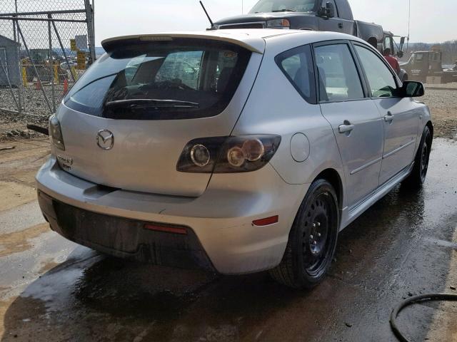 JM1BK344691240677 - 2009 MAZDA 3 S SILVER photo 4