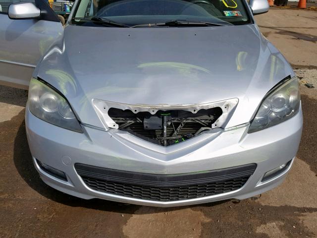 JM1BK344691240677 - 2009 MAZDA 3 S SILVER photo 9