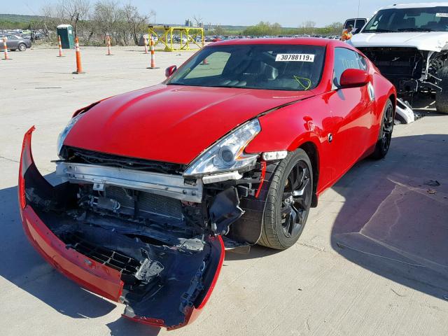 JN1AZ4EH4HM952717 - 2017 NISSAN 370Z BASE RED photo 2