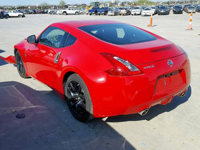 JN1AZ4EH4HM952717 - 2017 NISSAN 370Z BASE RED photo 3