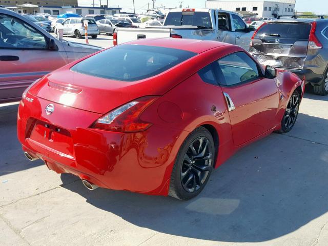 JN1AZ4EH4HM952717 - 2017 NISSAN 370Z BASE RED photo 4