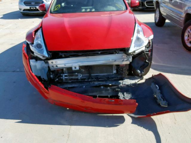 JN1AZ4EH4HM952717 - 2017 NISSAN 370Z BASE RED photo 9