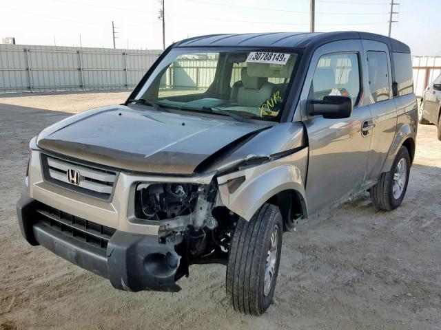 5J6YH18728L000119 - 2008 HONDA ELEMENT EX GRAY photo 2