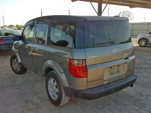 5J6YH18728L000119 - 2008 HONDA ELEMENT EX GRAY photo 3