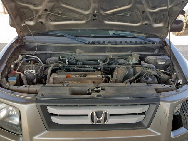 5J6YH18728L000119 - 2008 HONDA ELEMENT EX GRAY photo 7