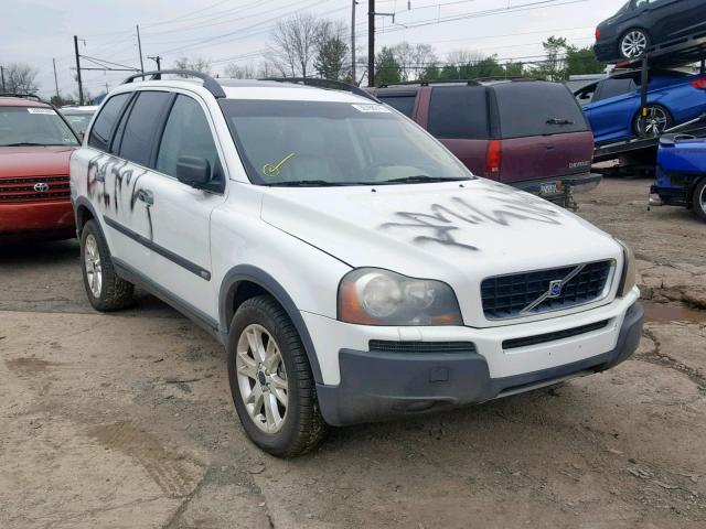 YV1CZ91H041038768 - 2004 VOLVO XC90 T6 WHITE photo 1