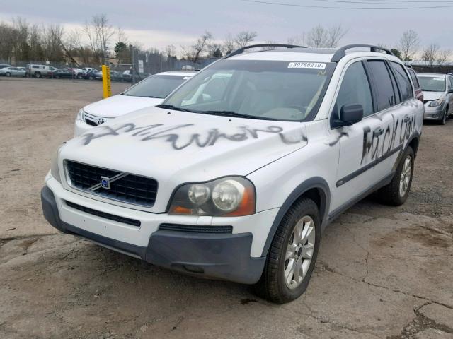 YV1CZ91H041038768 - 2004 VOLVO XC90 T6 WHITE photo 2