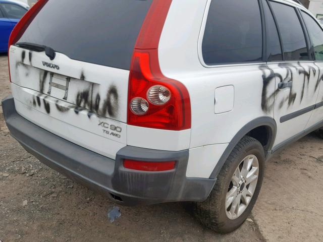 YV1CZ91H041038768 - 2004 VOLVO XC90 T6 WHITE photo 9