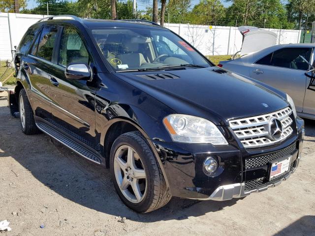 4JGBB72E59A441484 - 2009 MERCEDES-BENZ ML 550 BLACK photo 1