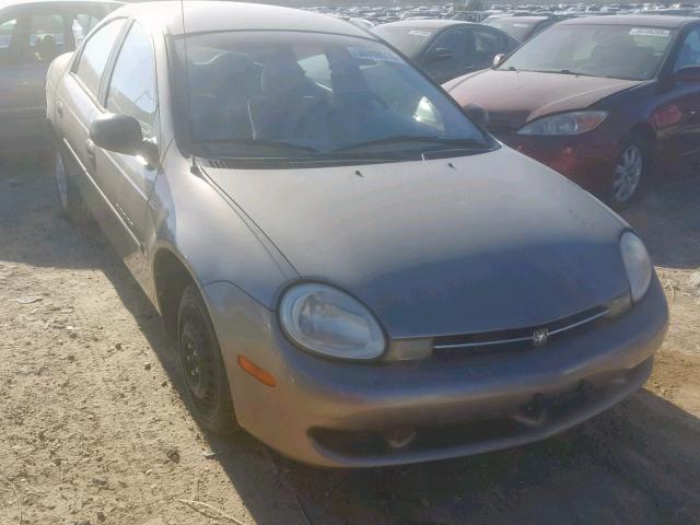 1B3ES46C01D236538 - 2001 DODGE NEON SE BEIGE photo 1