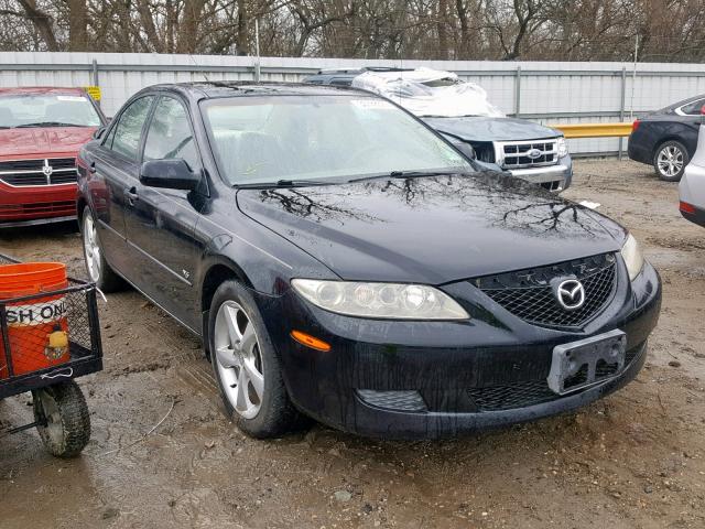 1YVFP80D945N97059 - 2004 MAZDA 6 BLACK photo 1