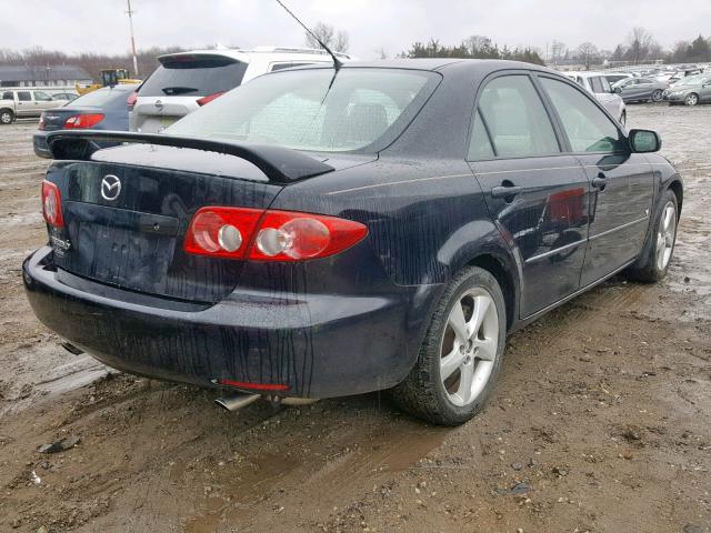 1YVFP80D945N97059 - 2004 MAZDA 6 BLACK photo 4