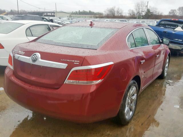 1G4GD5ED0BF155977 - 2011 BUICK LACROSSE C RED photo 4