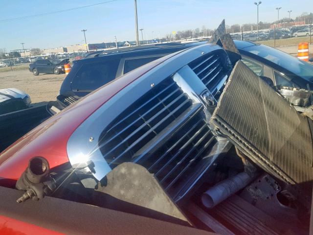 1D7KS28C87J540719 - 2007 DODGE RAM 2500 S წითელი ფოტო 9