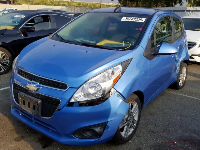 KL8CD6S99FC710448 - 2015 CHEVROLET SPARK 1LT BLUE photo 2