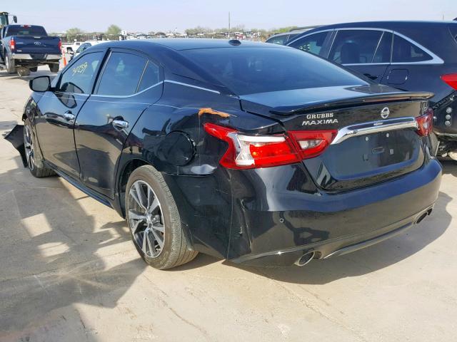 1N4AA6AP9HC389706 - 2017 NISSAN MAXIMA 3.5 BLACK photo 3