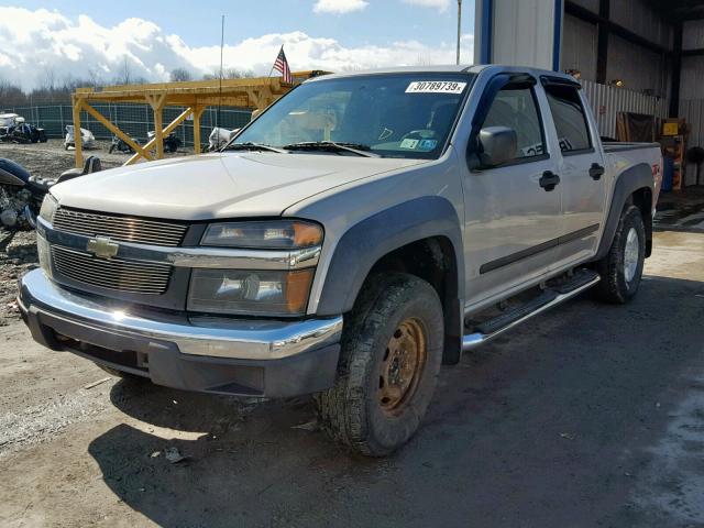 1GCDT136768119480 - 2006 CHEVROLET COLORADO SILVER photo 2