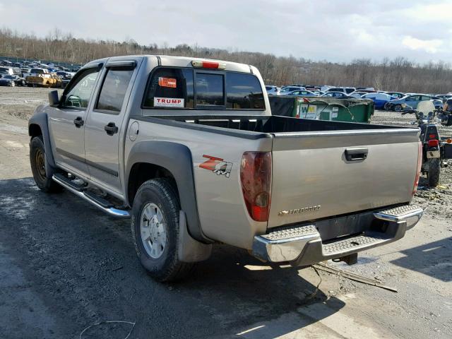 1GCDT136768119480 - 2006 CHEVROLET COLORADO SILVER photo 3