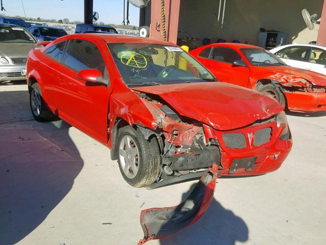 1G2AS18H297100141 - 2009 PONTIAC G5 RED photo 1