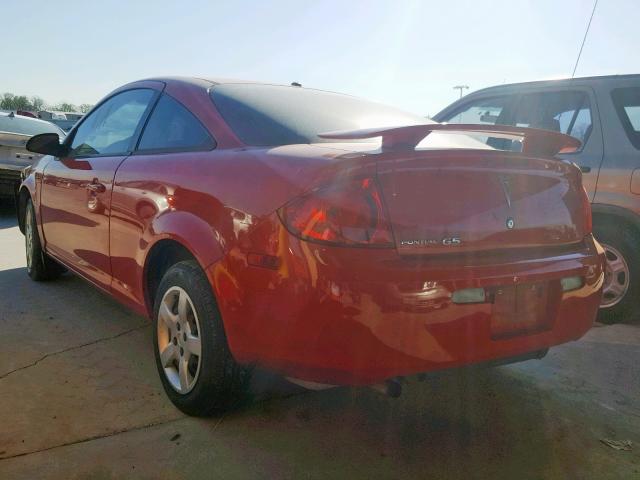 1G2AS18H297100141 - 2009 PONTIAC G5 RED photo 3