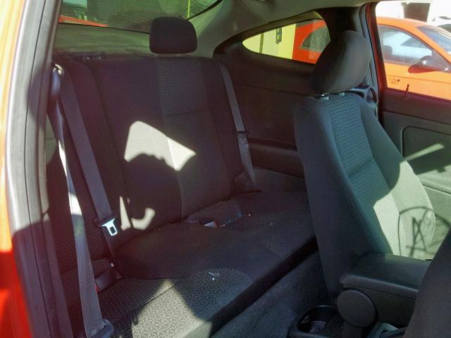 1G2AS18H297100141 - 2009 PONTIAC G5 RED photo 6