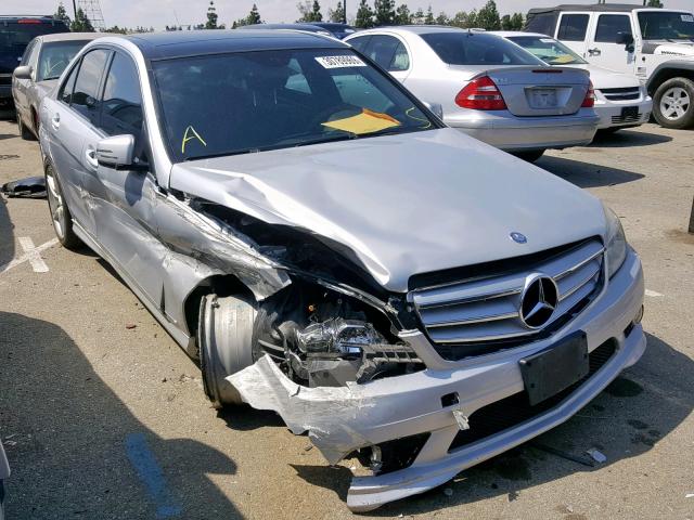 WDDGF5GB7AF438536 - 2010 MERCEDES-BENZ C 350 SILVER photo 1