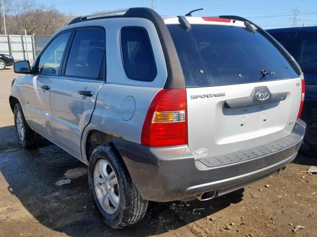 KNDJE723367224787 - 2006 KIA NEW SPORTA SILVER photo 3