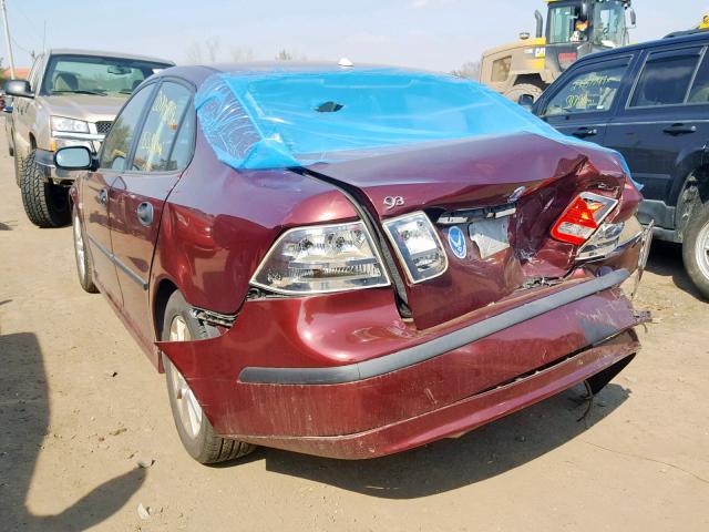 YS3FD49YX41012051 - 2004 SAAB 9-3 ARC RED photo 3