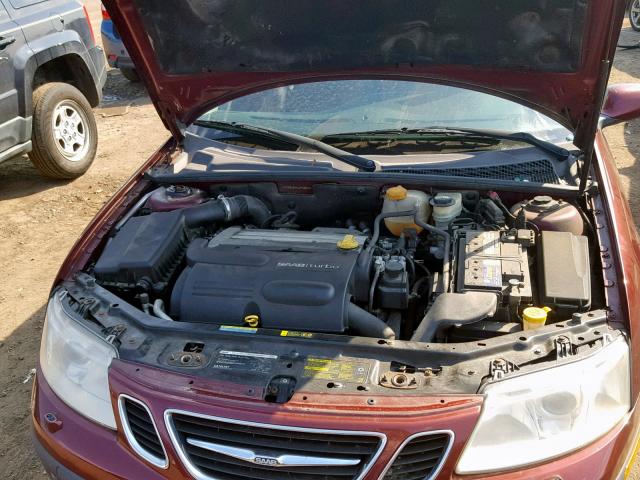 YS3FD49YX41012051 - 2004 SAAB 9-3 ARC RED photo 7