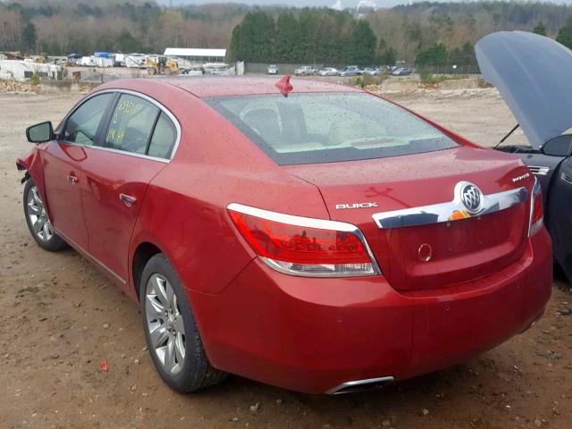 1G4GH5E39CF341546 - 2012 BUICK LACROSSE P RED photo 3
