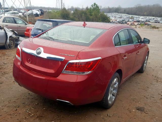 1G4GH5E39CF341546 - 2012 BUICK LACROSSE P RED photo 4