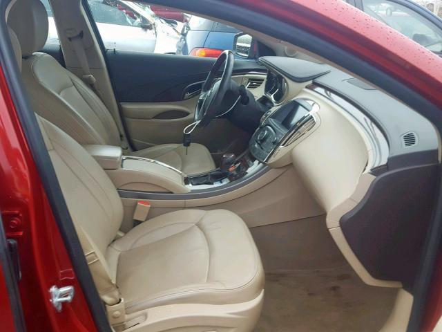 1G4GH5E39CF341546 - 2012 BUICK LACROSSE P RED photo 5