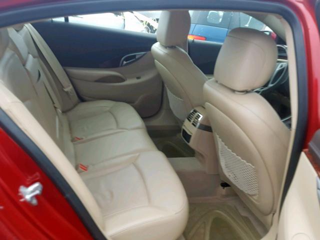 1G4GH5E39CF341546 - 2012 BUICK LACROSSE P RED photo 6