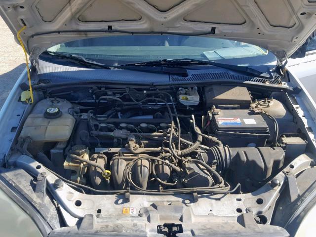 1FAFP34N87W196165 - 2007 FORD FOCUS ZX4 SILVER photo 7