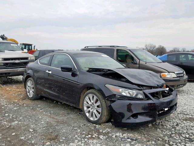 1HGCS22828A010414 - 2008 HONDA ACCORD EXL BLACK photo 1