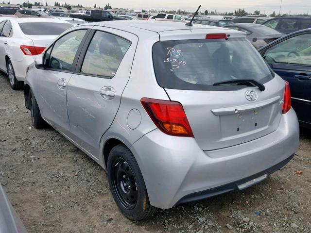 VNKKTUD35HA081425 - 2017 TOYOTA YARIS L SILVER photo 3