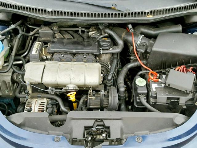 3VWCM31YX4M332485 - 2004 VOLKSWAGEN NEW BEETLE BLUE photo 7