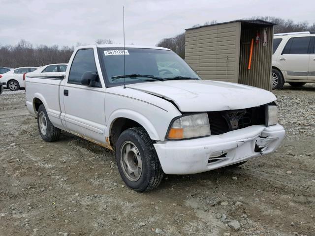 1GTCS1456YK261913 - 2000 GMC SONOMA WHITE photo 1