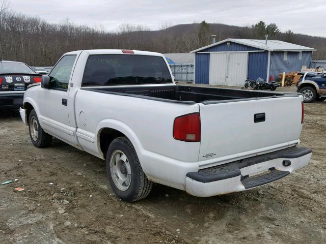 1GTCS1456YK261913 - 2000 GMC SONOMA WHITE photo 3