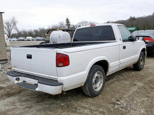 1GTCS1456YK261913 - 2000 GMC SONOMA WHITE photo 4