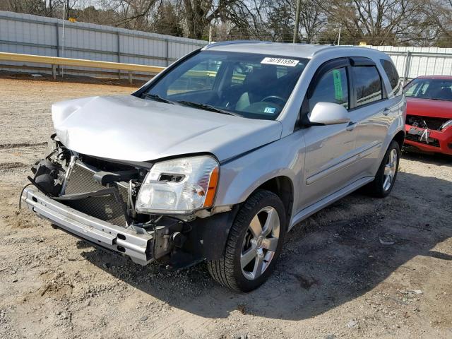 2CNDL037796250580 - 2009 CHEVROLET EQUINOX SP SILVER photo 2