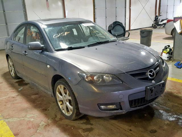 JM1BK324381862056 - 2008 MAZDA 3 S GRAY photo 1