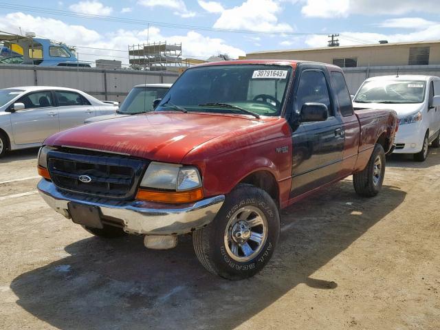 1FTYR14V2YPB24102 - 2000 FORD RANGER SUP RED photo 2