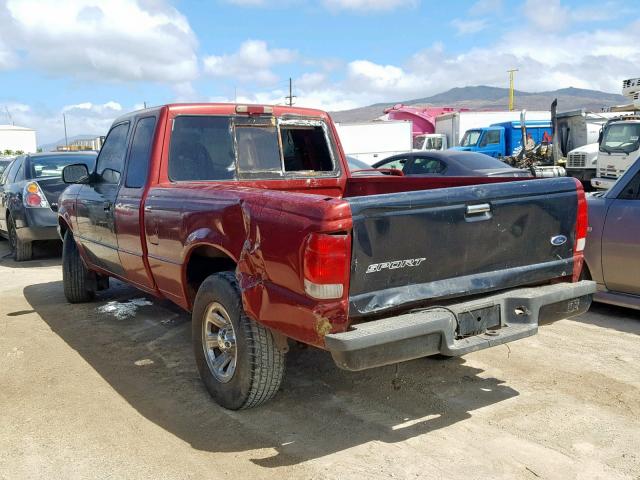 1FTYR14V2YPB24102 - 2000 FORD RANGER SUP RED photo 3