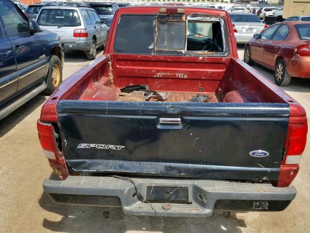 1FTYR14V2YPB24102 - 2000 FORD RANGER SUP RED photo 6