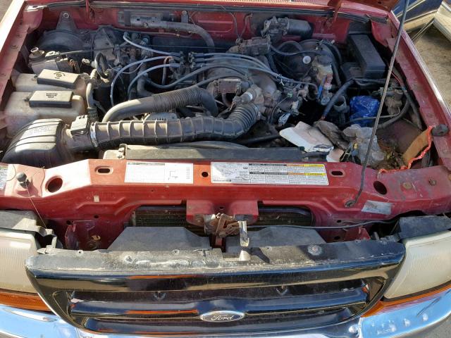 1FTYR14V2YPB24102 - 2000 FORD RANGER SUP RED photo 7